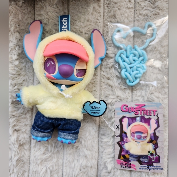 Miniso Gen Z Street Stitch Surprise Box Pendant Purse Charm Bookbag Charm Flash - Picture 3 of 6